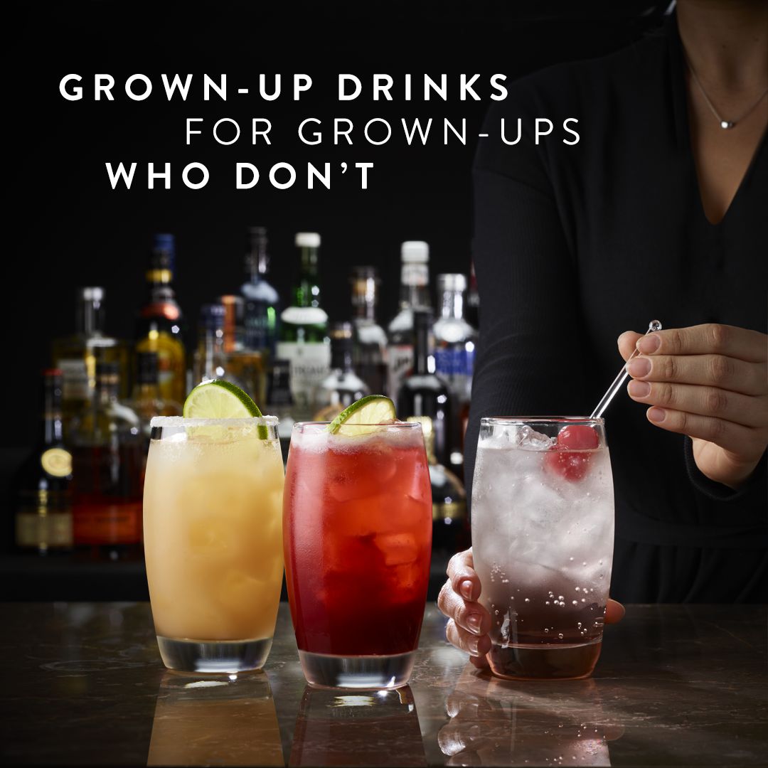 Grown-up drinks for grown-ups who don’t